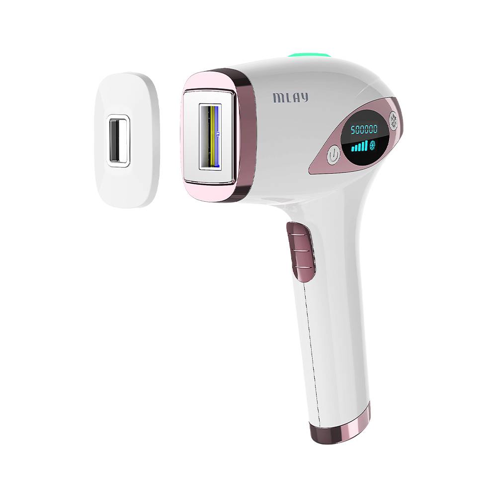 T4 جهاز ازالة الشعر بالليزر ملاى المطور بخاصية التبريد - اللون الوردي